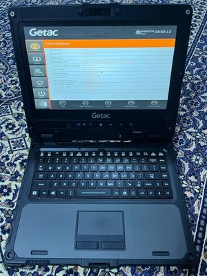 Getac K120 Rugged Tablet Laptop Core i5-8250U 16GB RAM 256GB SSD Win 11 800 HRS