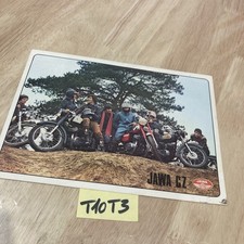 Jawa CZ moto 125 175 250 400 prospectus ancien collection publicité