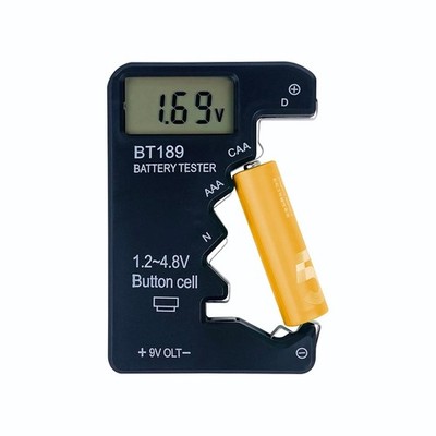 Battery Tester Checker, Universal Battery Tester for AA AAA C D 9V 1.5V, Small V