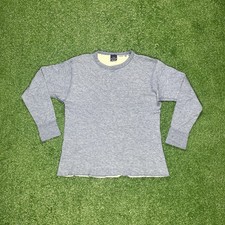 Vintage 80s Duofold Wool Blend Thermal Dual Layer LS Shirt USA Men's Medium READ