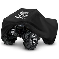 ATV Cover Waterproof 4 Wheeler Cover, Fits up to 82" XL-82"L 47"W 45"H Black