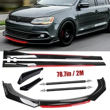 For Toyota Camry Glossy Black Look Red For VW Jetta MK6 MK7