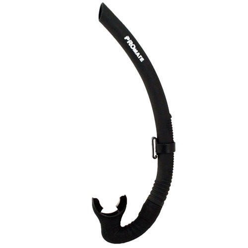 Promate Spearfishing Free Diving Freediving Scuba Dive Snorkel - Solid Black