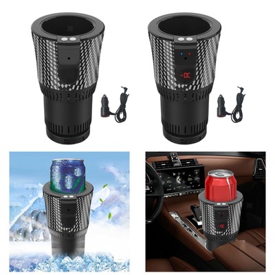 Smart Car Cup Holder Mini Heizung Kühlbecher für Getränke Dosen Flasche NEW