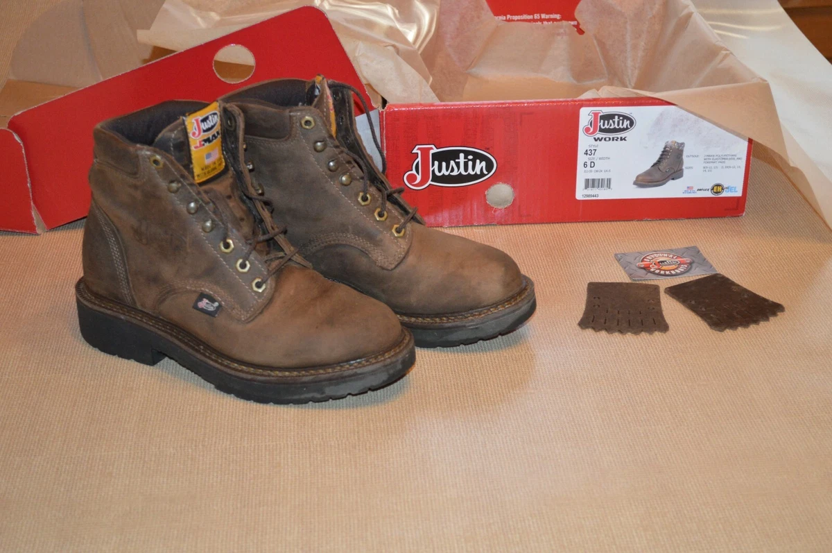 Justin 6 hotsell lace up boots