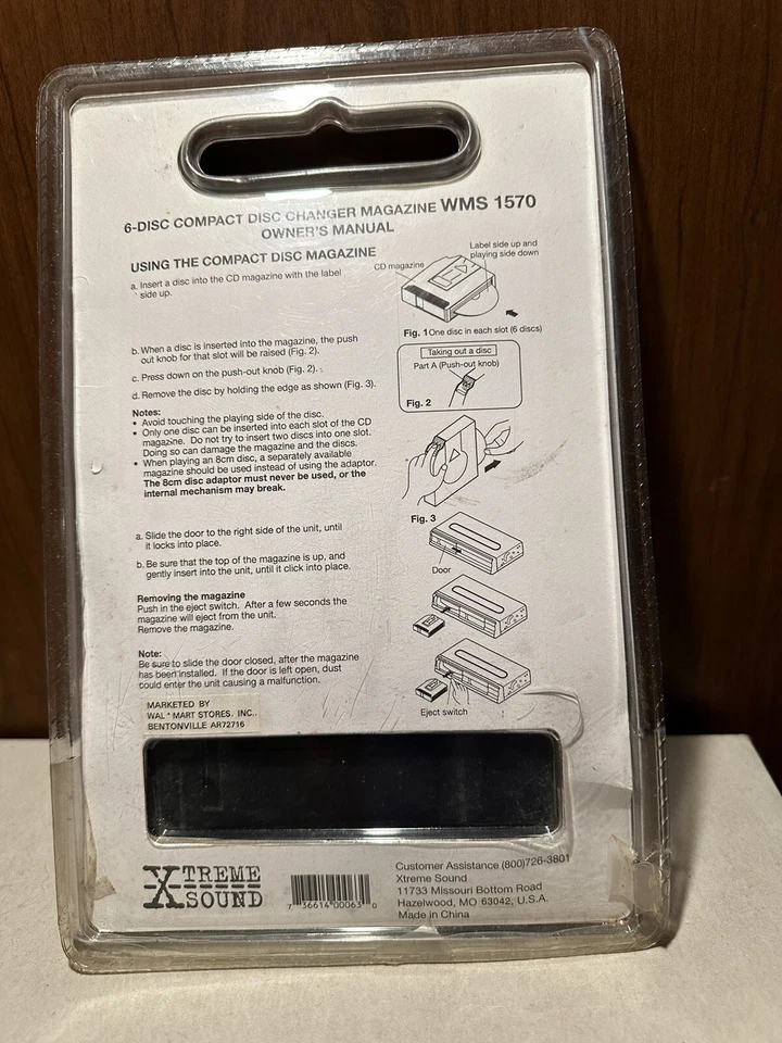Brand New Sealed 6-Disc Compact Disc Changer Magazine WMS 1570 - Two Cartridges - Image 3 of 4