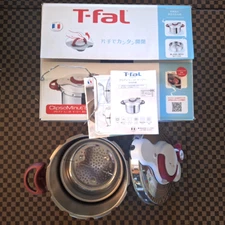 [US STOCK] T-FAL Pressure Cooker ClipsoMinut Easy 6.0L Ruby Red Used Scratch