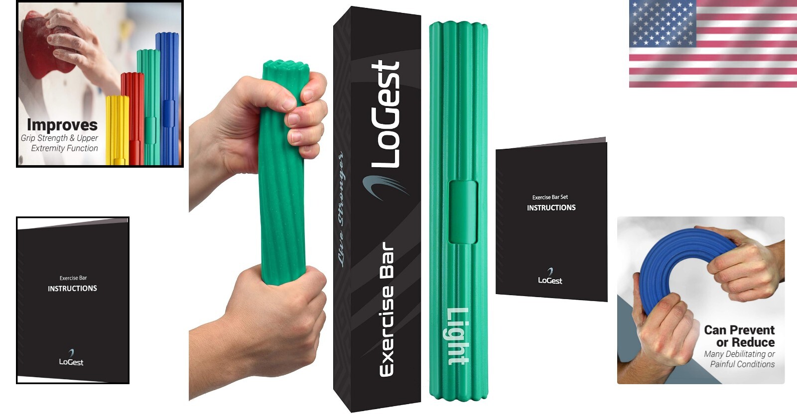 Portable Hand Strengthening Bars - Perfect for Therapy and Joint Pain Relief