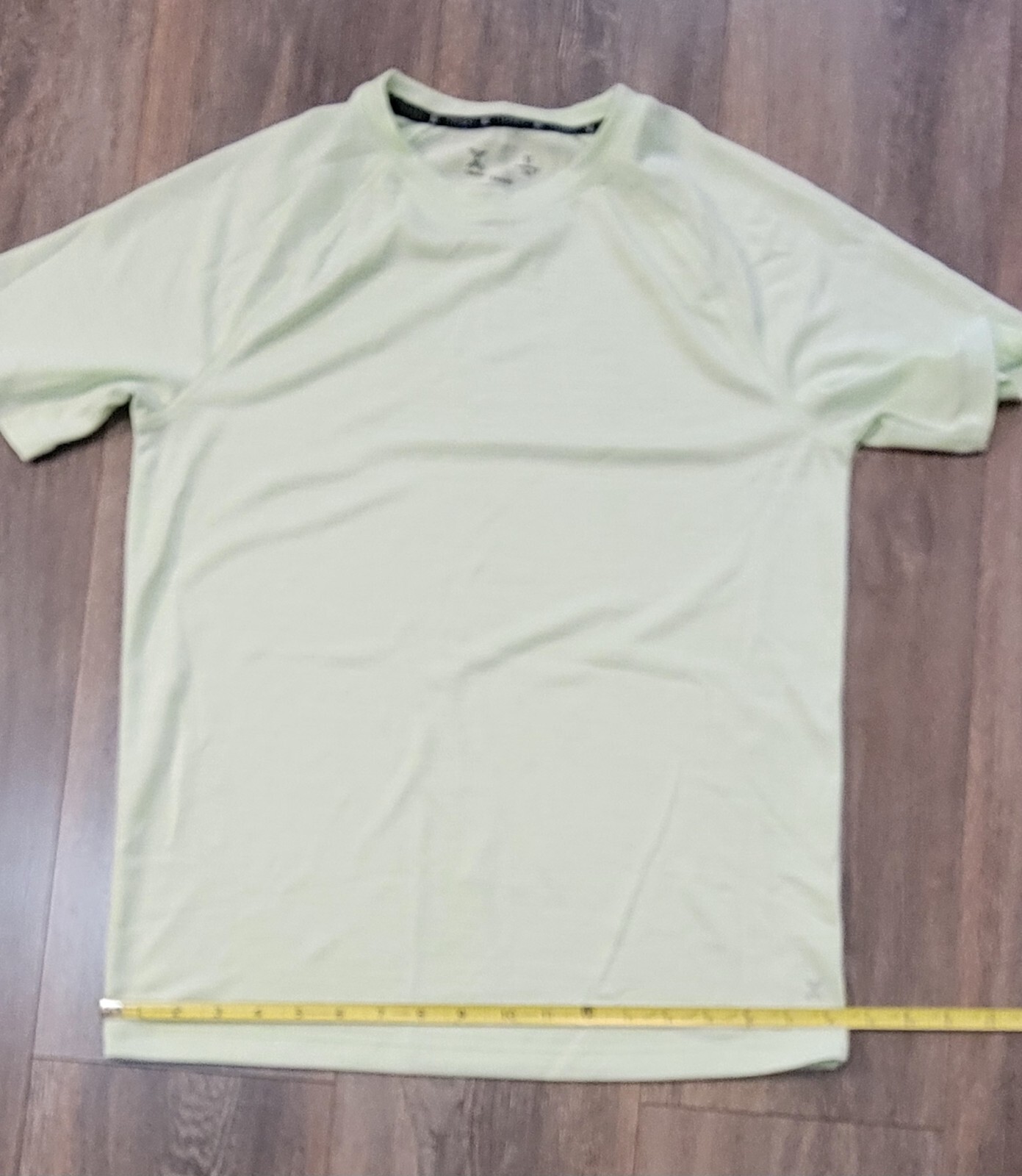 Xersion Everair Training T-Shirt Green Tee Crew Neck Short Sleeve Womens Size S