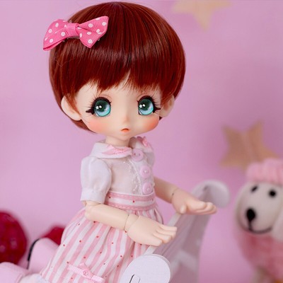 Nude 1/6 Ball-Jointed Doll BJD Doll Kid Girl Kinoko Juice Kiki Face Make Up