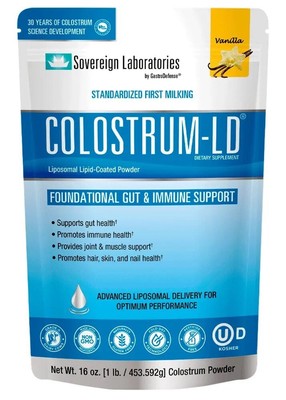Sovereign Laboratories Colostrum-LD Powder Liposomal Delivery Gluten-Free - 454g