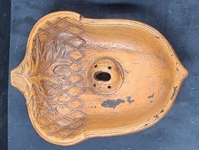 Acorn Shaped Nut Bowl Multi Products  Vintage Resin Plastic 7 5/8 x 10 1/4 USA