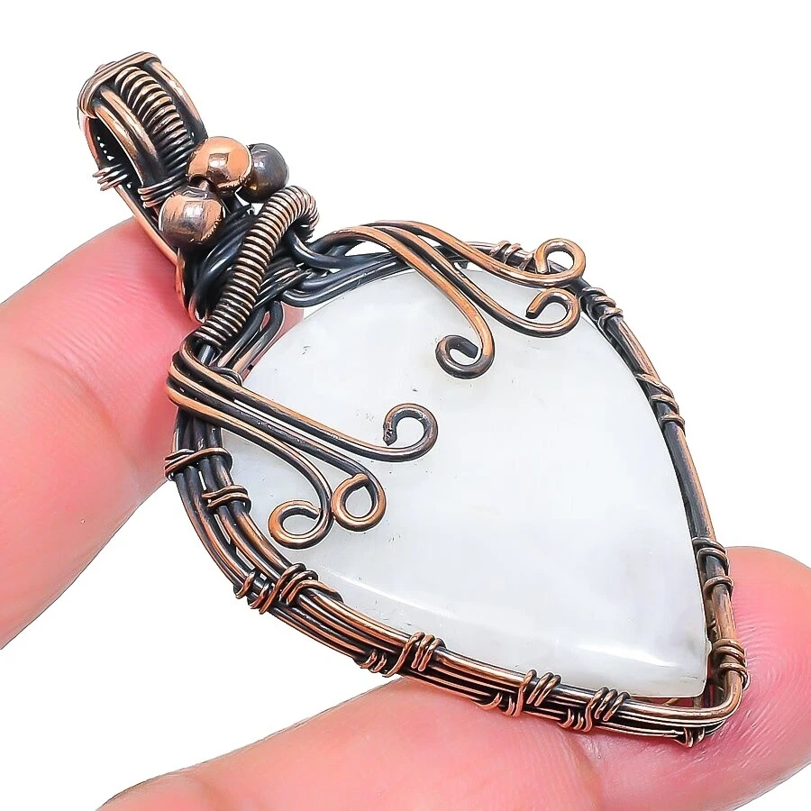 Cobre selenita Colares e pingentes Artesanais