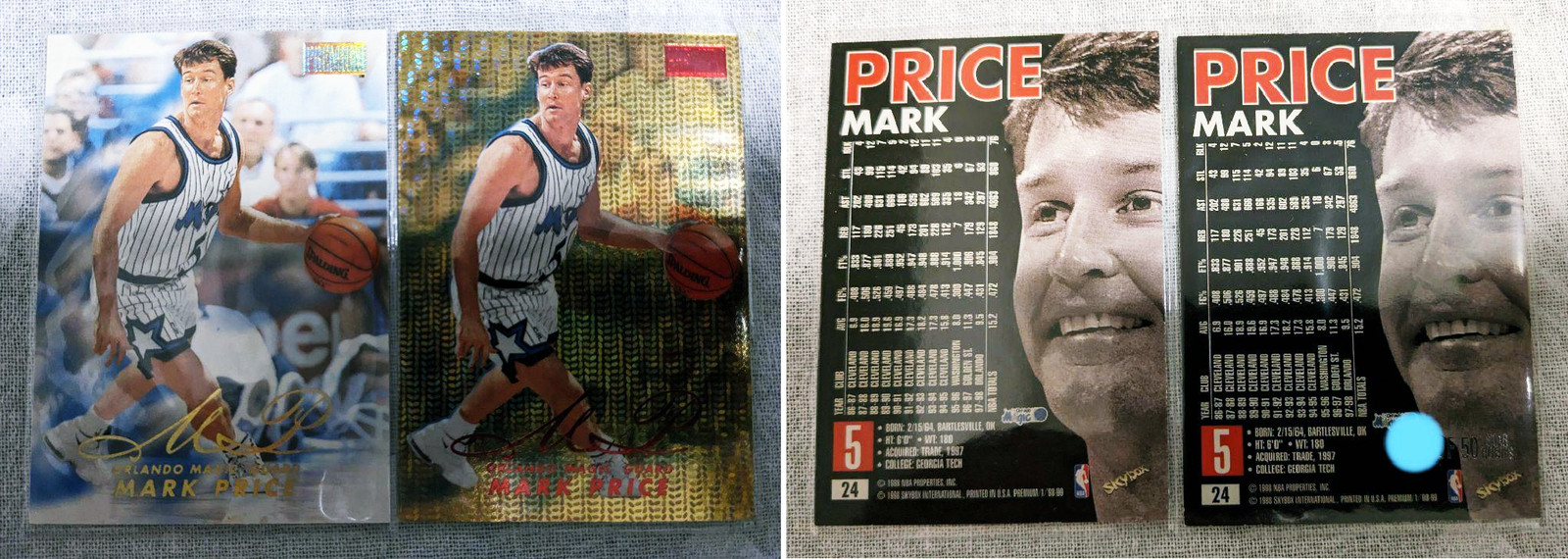 Mark Price 1998-99 Skybox Premium Star Ruby Limited Card #/50 - NBA From Japan