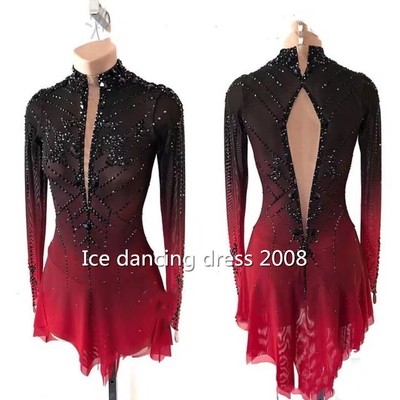 lce Skating Dress Girls Competition Figure Skating Dresses Costume