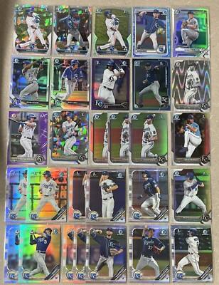 Kansas City Royals Bowman Chrome Draft 1st Refractor Lot INVESTMENT  