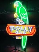 New Polly Gas Gasoline Oil Lamp Neon Light Sign 20"x16" HD Vivid Printing