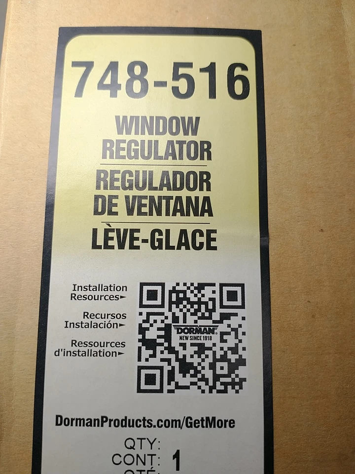 Motor y regulador de ventana trasera izquierda Dorman 748-516 para modelos GM seleccionados 2005-2009 Foto 3 de 4