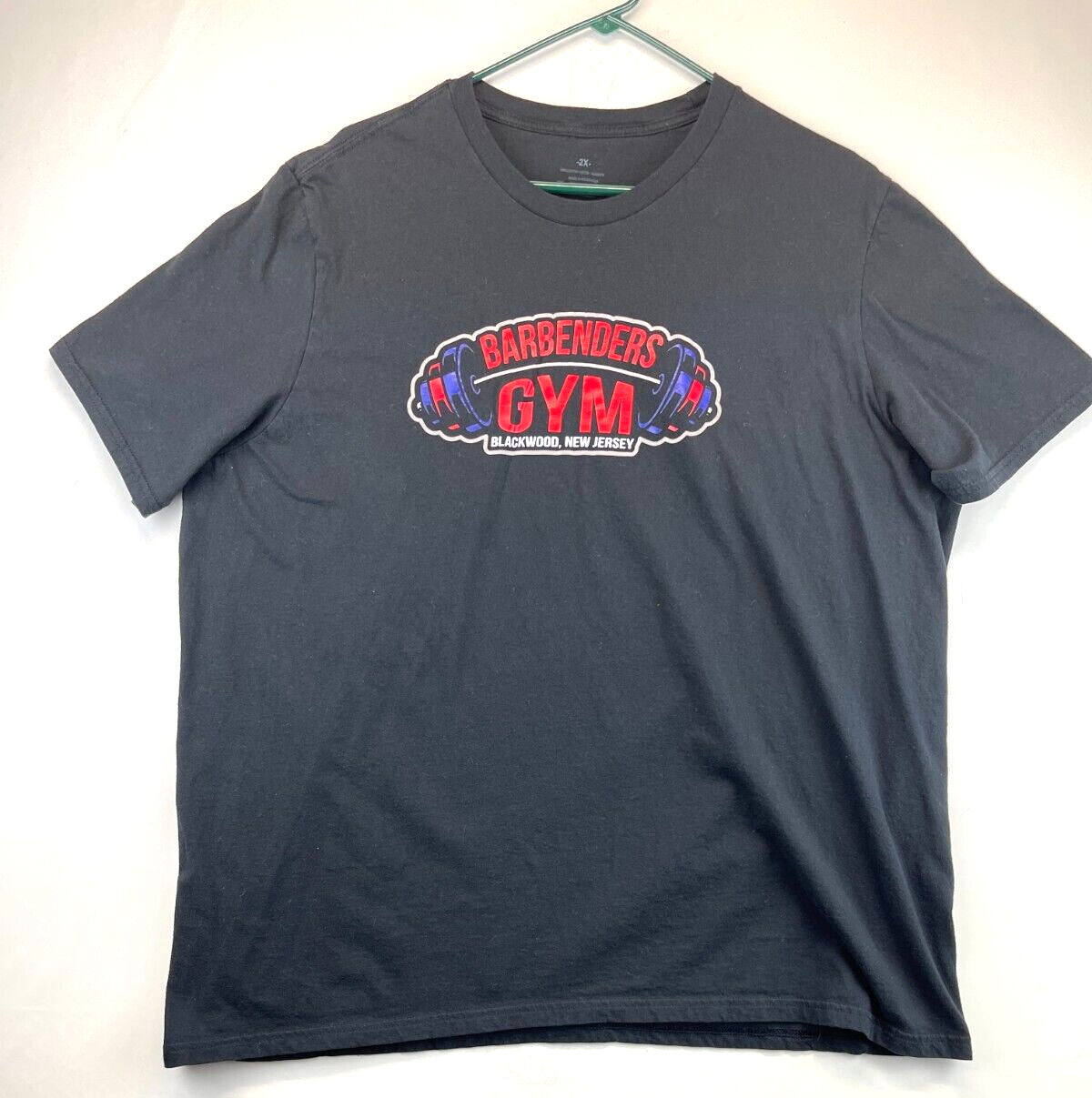 Barbenders Gym T-Shirt - Mens 2XL - Black - Crew Neck - 100% Cotton (2052)