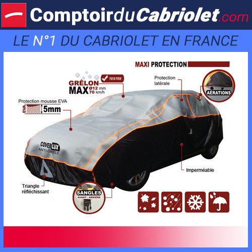 Évitez les bosses avec cette bâche auto anti-grêle 460cm pour SUV moyen