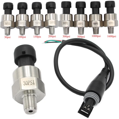 5V Pressure Transducer or Sender 30psi-1600Psi for Fuel Diesel Oil Air Water