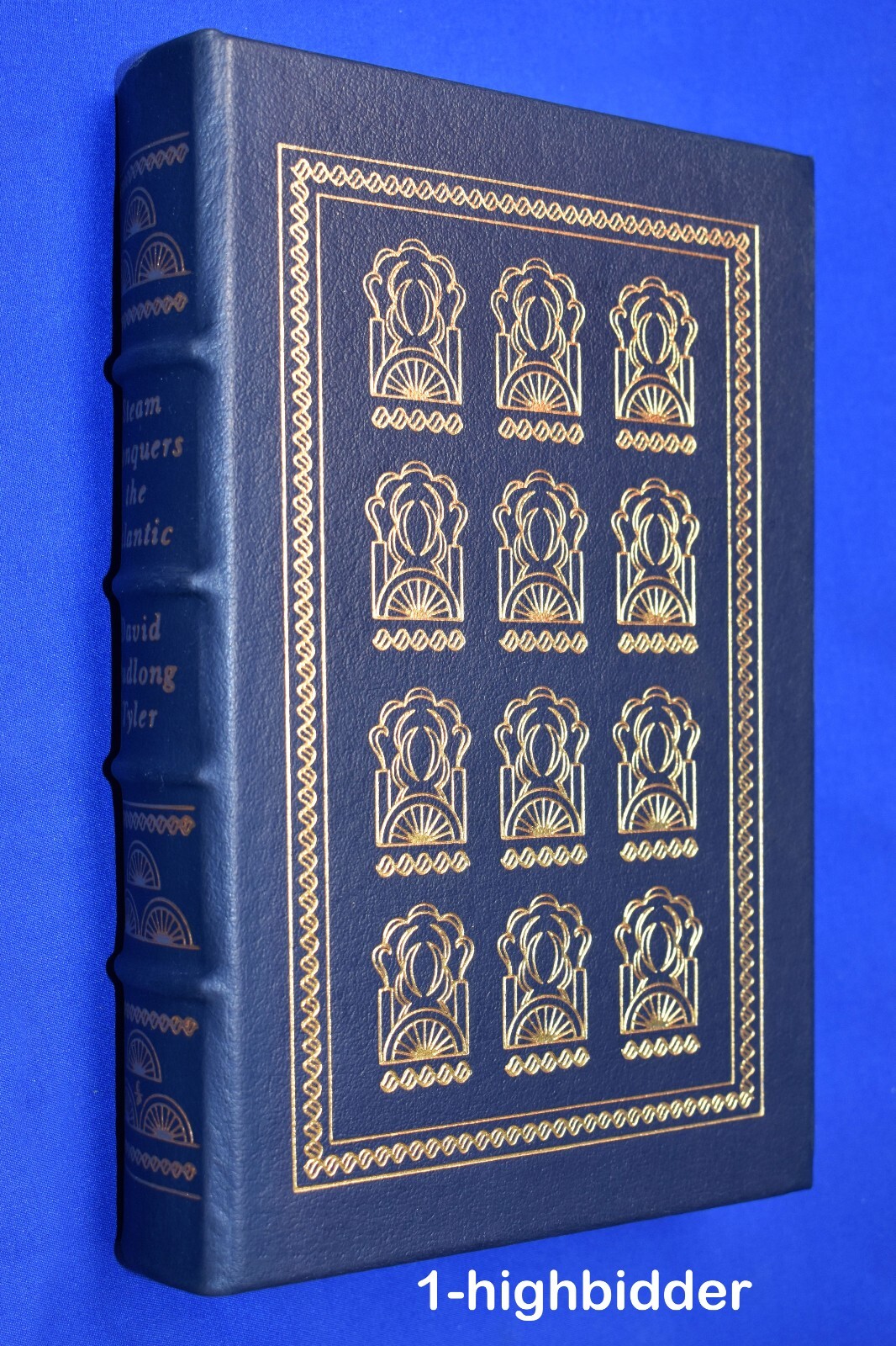 Steam Conquers the Atlantic Taylor Leather Easton Press Collector Edition  -image