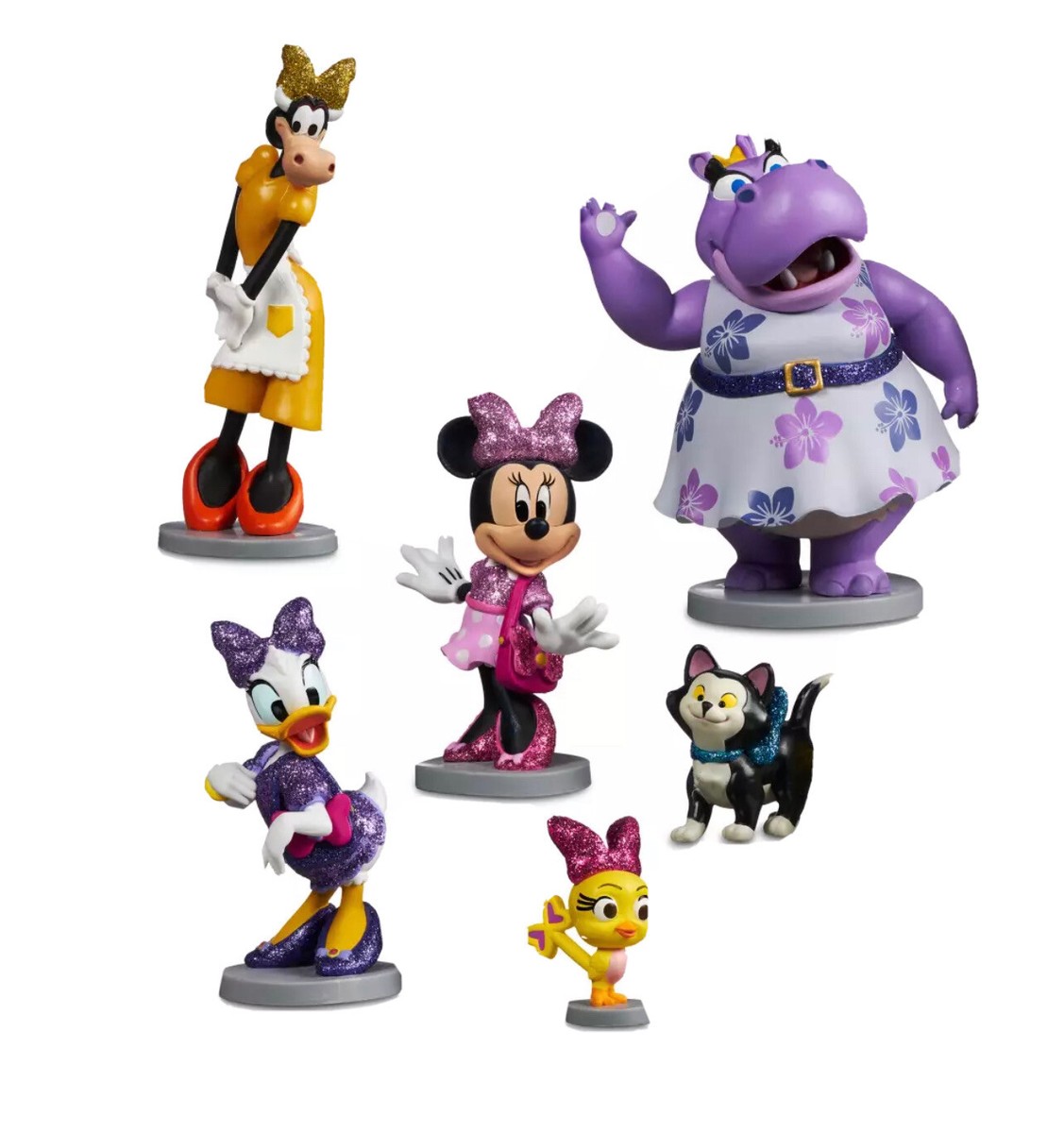 Minnie Mouse Happy Helper 6pc Figure Figurine Set Hilda Cuckoo