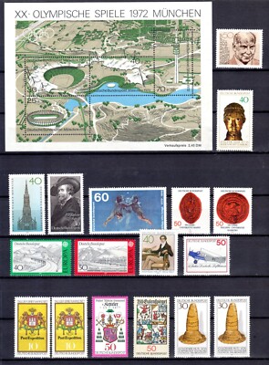 70-er Jahre, MiNr.: lot,  unmounted mint / never hinged, 08, Germany