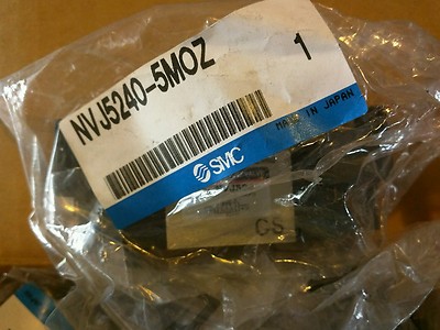 SMC NVJ5000 Series Solenoid Valve NVJ5240-5MOZ NEW IN FACTORY BAG Qty Available