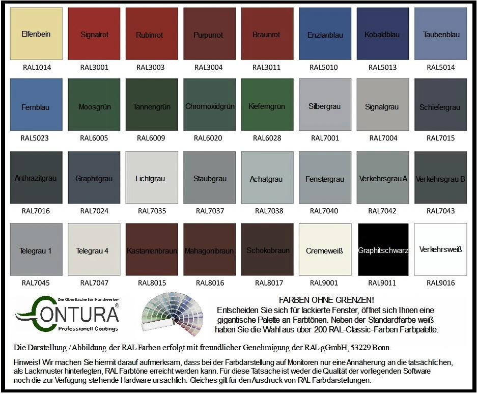 Fensterlack Türenlack RAL Farbe Lack 2in1 Möbellack Innen Außen Holzlack Metall - Bild 3 von 4