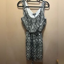 Size xlarge luxology black/white dress Quiet Luxury Office Midi Party Romantic