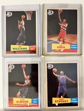 (4) 2007-08 Topps 1957-58 Variation Oden, Williams, Almond, Stuckey.