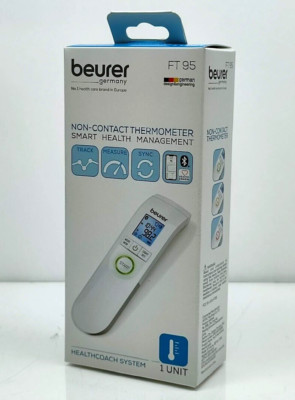 Beurer Bluetooth Non-Contact Thermometer Room Temperature High Accuracy FT95
