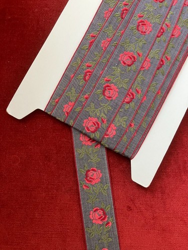Red Inspiration Ribbons and Trimmings Sold per Metre - Picture 6 of 26