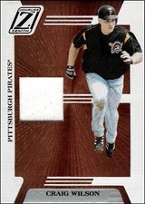 2005 Donruss Zenith ZB-7 Craig Wilson Game-Worn Jersey Patch Pittsburgh Pirates 