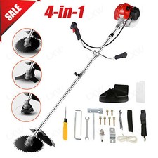 58CC 2-Cycle Weed Eater Gas Grass String Trimmer Straight Shaft Lawn Mower 4in 1
