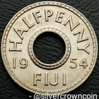 1954 Fiji 1/2 Penny — photo from another recent sale