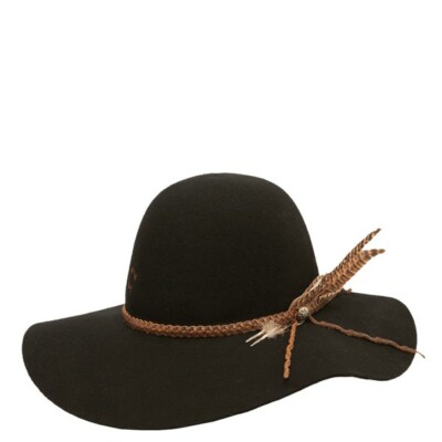 Charlie Horse Black Wanderlust Felt Hat CWWDLT-003607