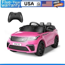   Kids Ride On Car with Remote Licensed Land Rover Kids Electric Car for Kids 3-8