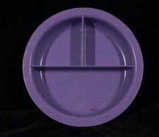 KENNER PLASTICS PRETEND PLAY PURPLE DIVIDED BABY DOLL PLATE