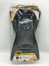 U.S. Divers Swimming Fins Snorkel Swim Fins Black Fit Fitness Men MD 6.5-9.5 NEW