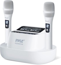 Pyle USA UHF Wireless Microphone System, Model: PDWM3100, White D609 