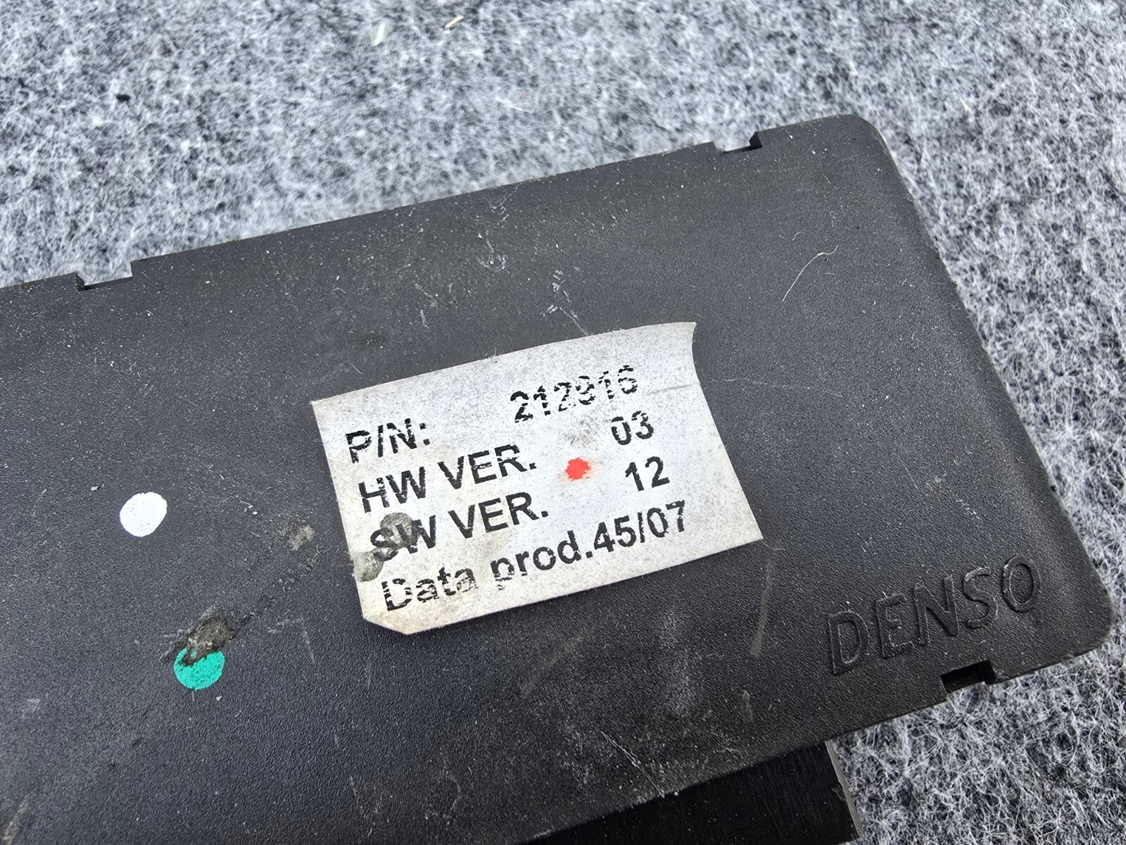 WIPER WASHER CONTROL MODULE ASSEMBLY 58k 08-19 MASERATI GRANTURISMO M145