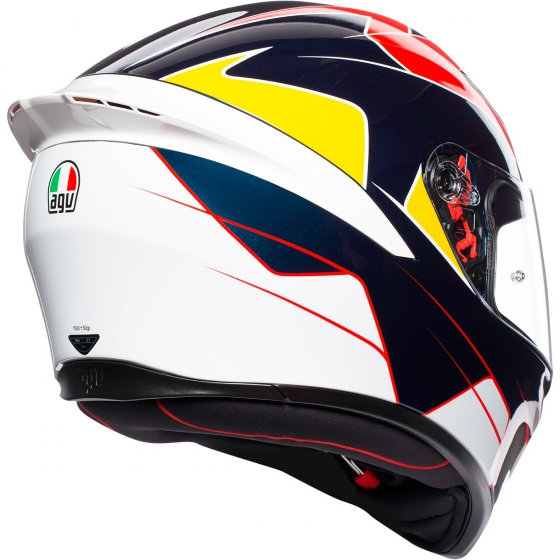 agv k1 pitlane Max Pinlock ready. AGV K1 Multi Pitlane Blue/Red/Yellow