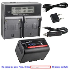 Kastar LCD Dual Fast Charger Battery for Genuine Sony BP-U30 BP-U60 OEM BC-U1 U2