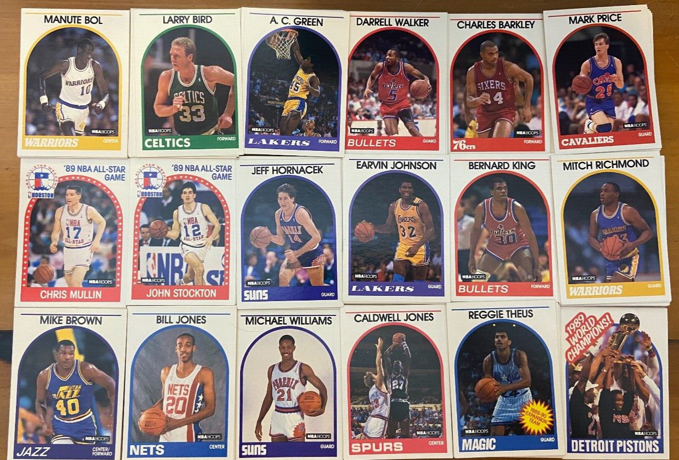 UP TO 80% OFF 1989-90 NBA HOOPS Basketball Cards #1-338 SEE DESCRIPTION