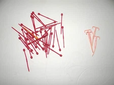 Vintage Hair Pink Picks For Rollers Curlers 