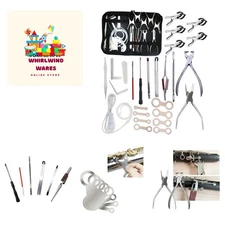 26PCS Sax Repair Tool Kit include LED Leak Light & Spring Hook & Key Indentat...