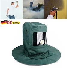 Sandstrahl Sandstrahler Sandstrahlhaube Anti Wind Schutzmaske Helm Schutz Maske