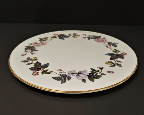 JUNE GARLAND~by Royal Worcester~11” ROUND CAKE PLATE~Vintage~EUC - 第 3/6 張圖片